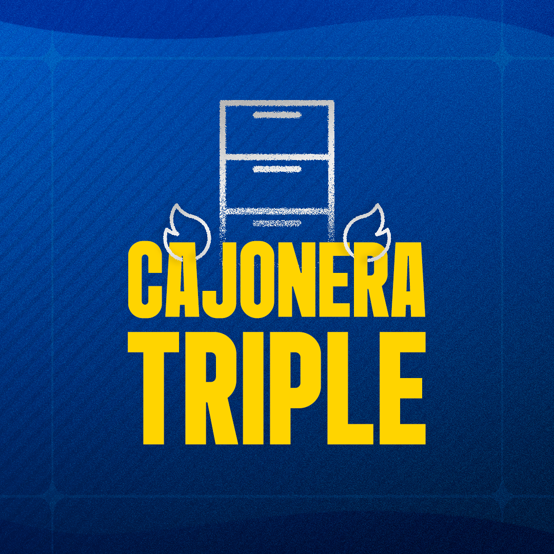 Cajonera triple